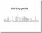 Preview: milchglasfolie skyline hamburg gerade