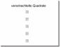 Preview: Glastürfolie verschachtelte Quadrate