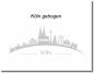 Preview: fgensterfolie skyline koeln gebogen