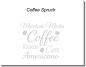 Preview: Glastürfolie coffee spruch