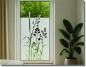 Preview: Fensterfolie Gräser im Licht mit filigranem Gräsermotiv als natürlicher Sichtschutz am Fenster