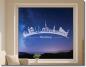 Preview: milchglasfolie skyline Hamburg gebogen