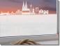 Preview: Sichtschutzfolie Skyline Koeln mit unterer Flaeche blickdicht