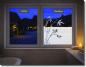 Preview: Milchglasfolie mit asiatischem Bambusdesign für dezente Privatsphäre am Fenster