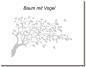 Preview: wandsticker Baum mit fliegende Vögel
