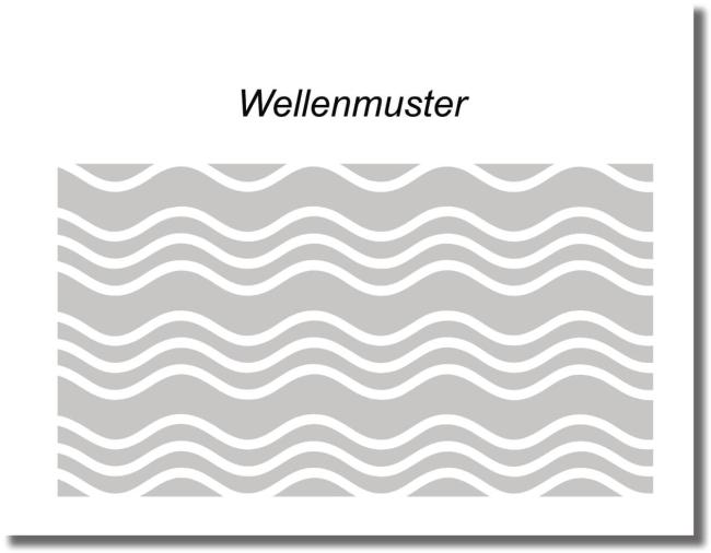 Milchglasfolie stilvolles Wellenmuster als Sichtschutz