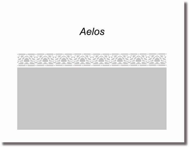 Michglasfolie  Aelos sichtschutz mit borduere