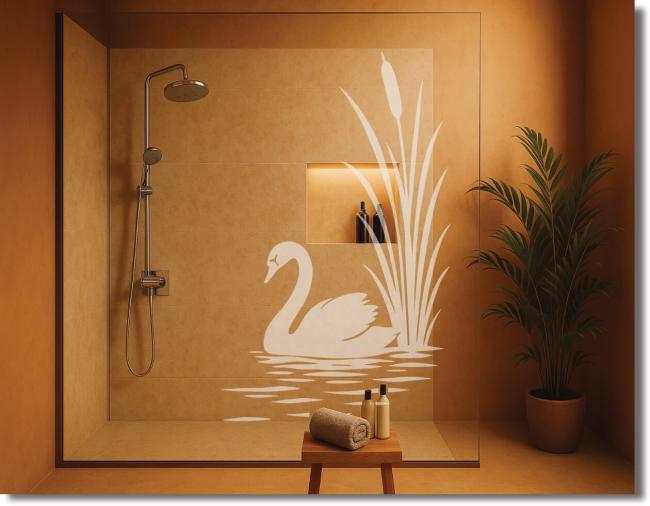 Dekorfoloie Schwanensee Eleganter Schutz mit Anmut