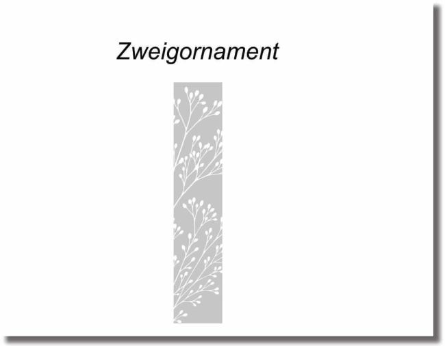 glasdesignfolie zweigornament