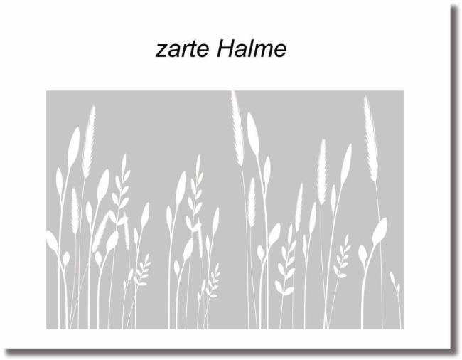 sichtschutzfolie feines Grasmotiv mitzarte halme