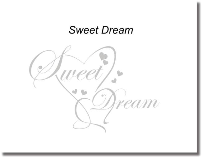 Selbstklebende Wanddeko Sweet Dream.jpg