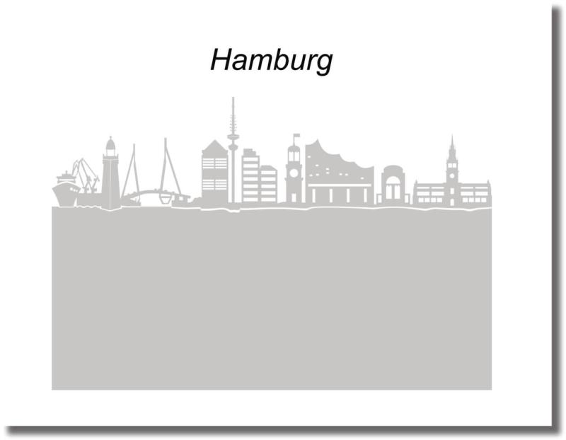 Fensterfolie Hamburg Stadt mit Sichtschutz