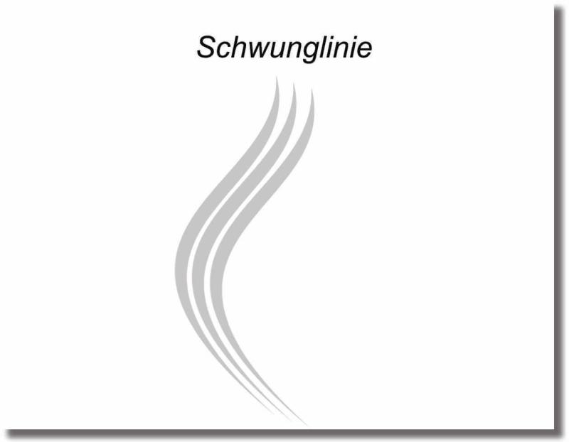 Glastürfolie drei geschwungene Linien
