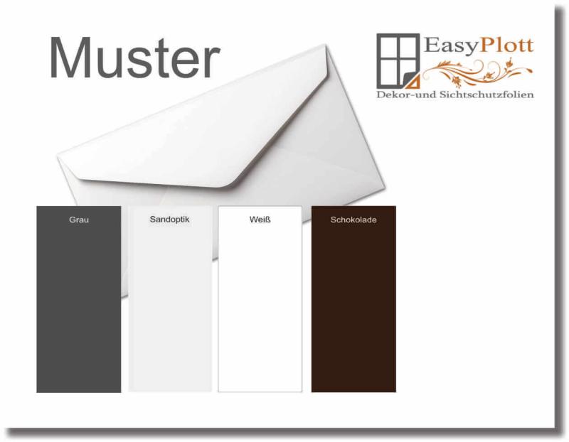 4 Muster Folien in DIN C6