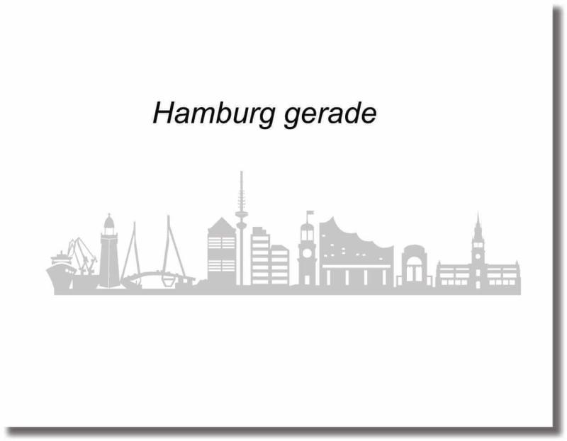 milchglasfolie skyline hamburg gerade