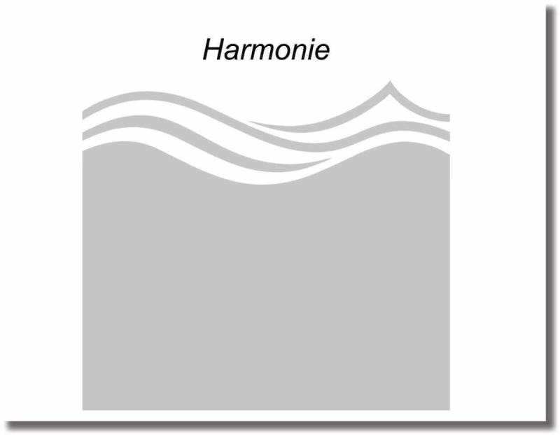 dekorfolie harmonie eine seichte welle