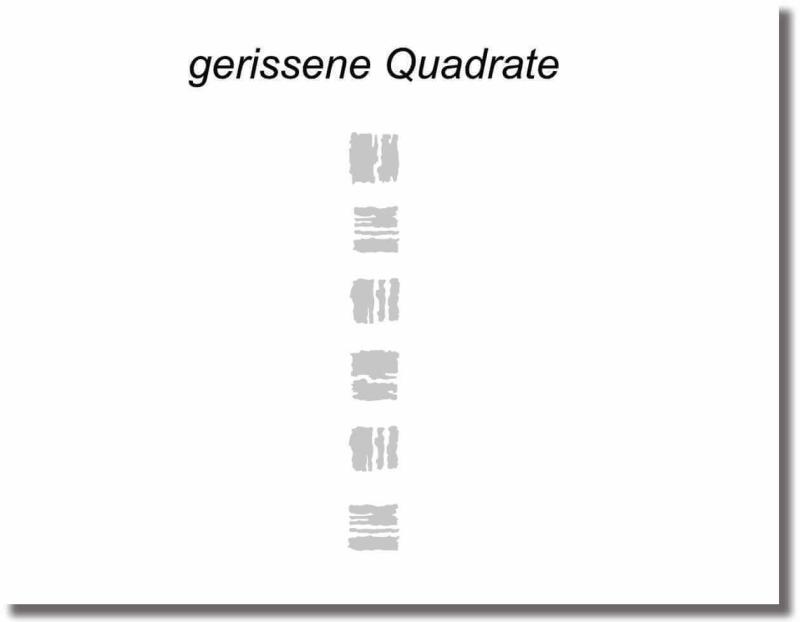 Glastürfolie gerissene quadrate