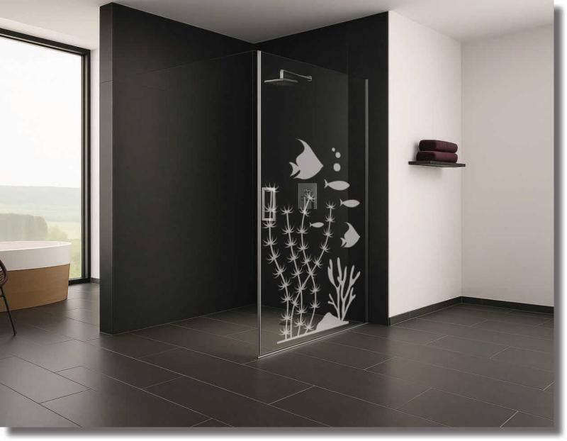 glasdekorfolie unter wasser