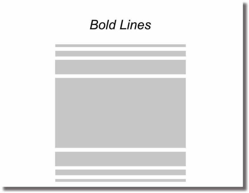 duschtuerfolie Bold Lines