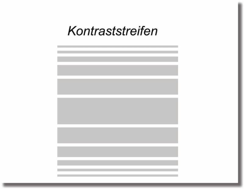 duschtuerfolie Kontraststreifen