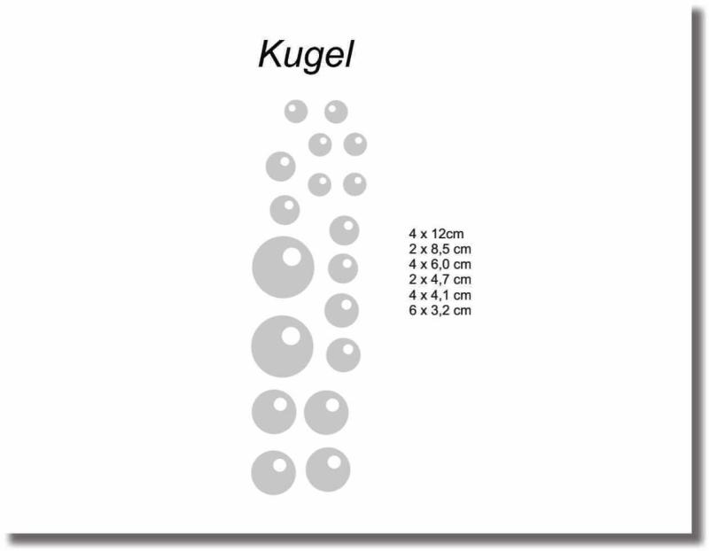 duschtuerfolie mehrere Kugeln