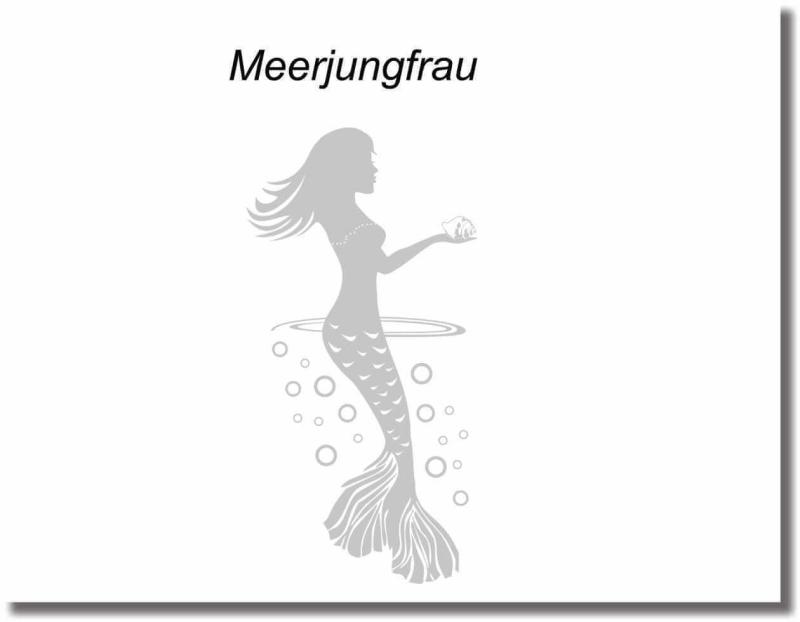 duschtuerfolie meerjungfrau