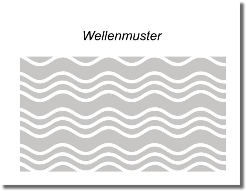 Milchglasfolie stilvolles Wellenmuster als Sichtschutz