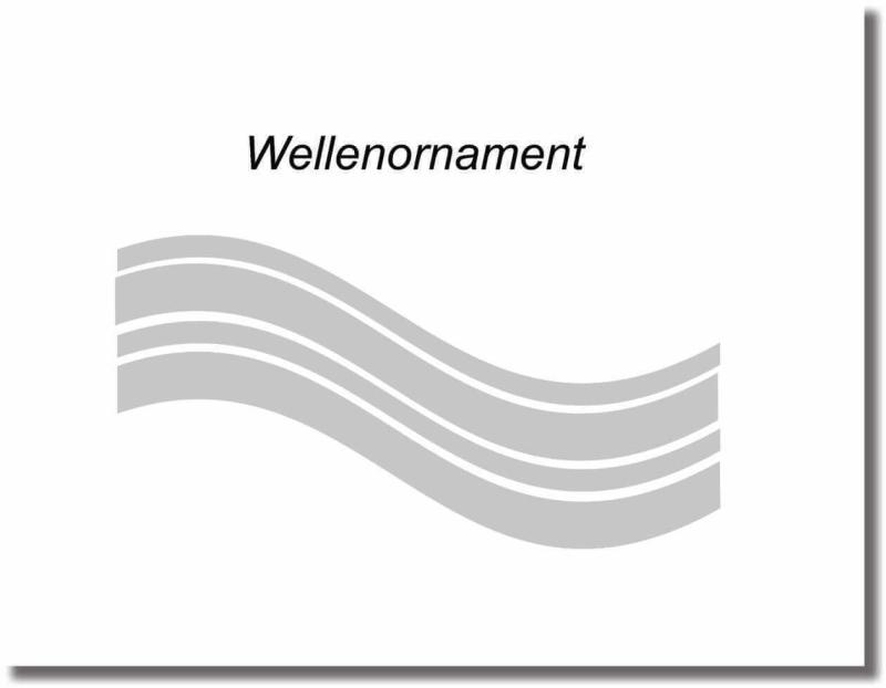 Duschtürfolie Wellenornament
