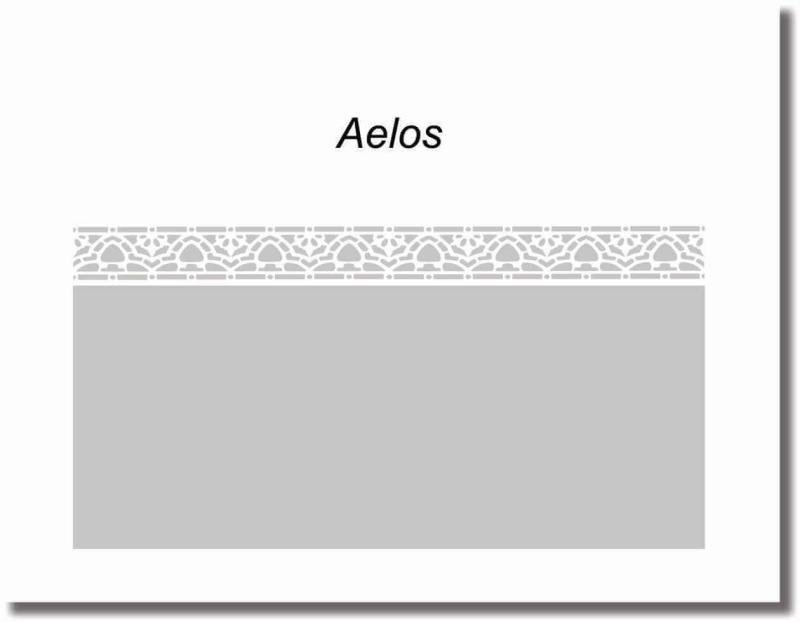 Michglasfolie  Aelos sichtschutz mit borduere