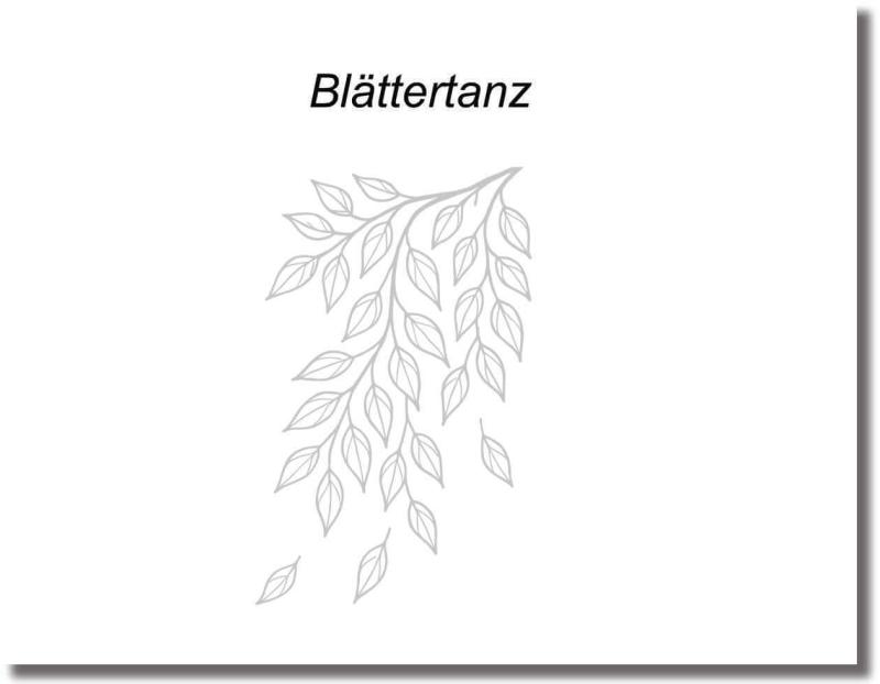 Glastürfolie blaettertanz