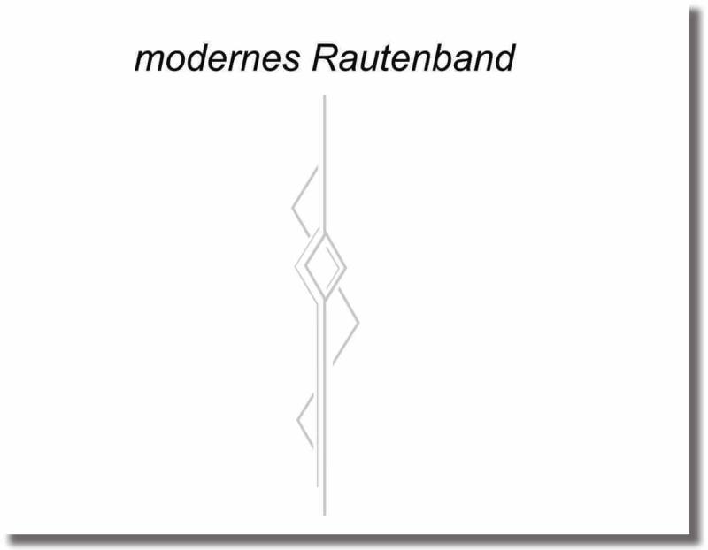 Glastürfolie modernes Rautenband