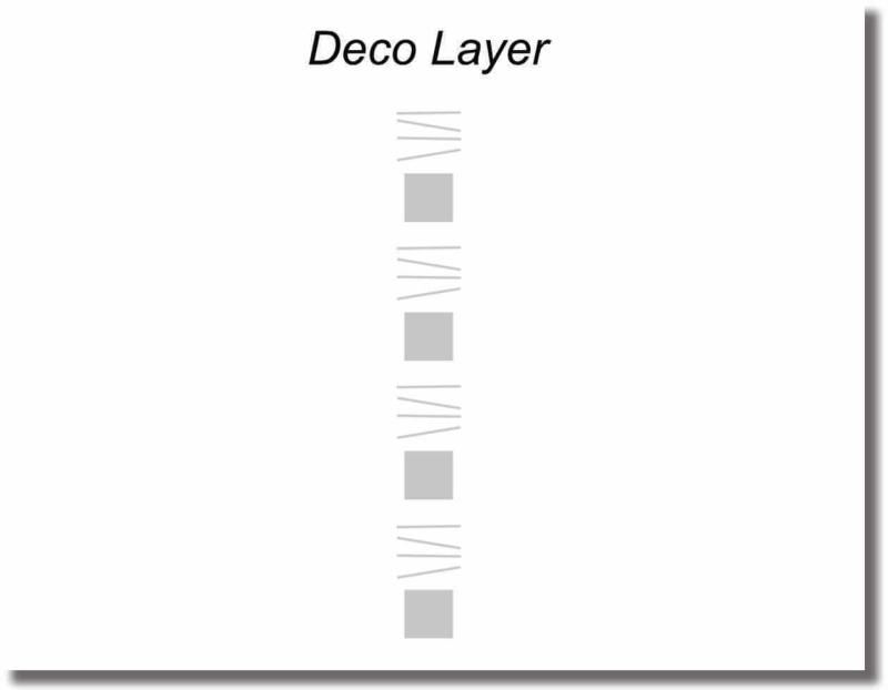 Glastürfolie deco layer