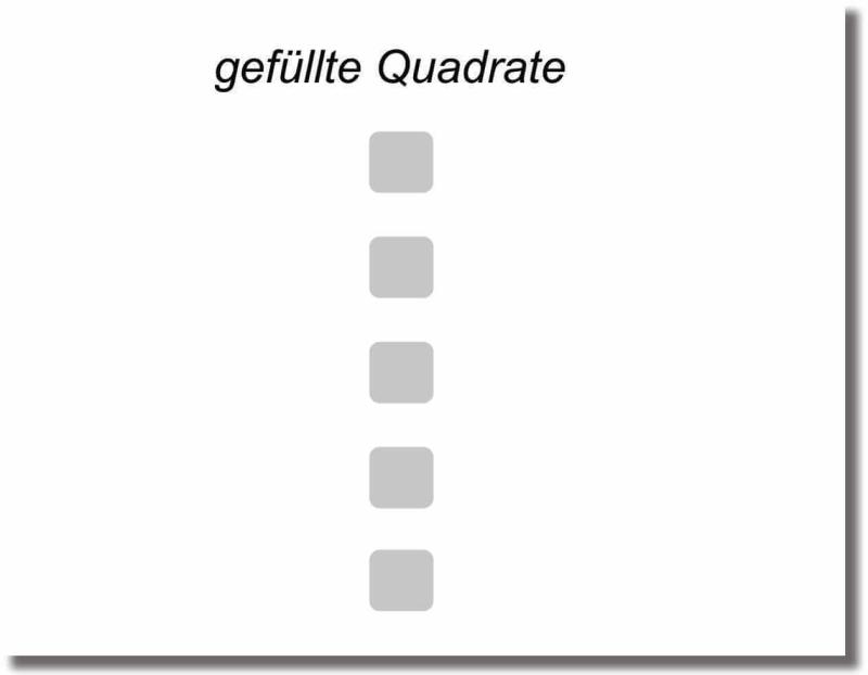 Glastürfolie gefuellte Quadaret