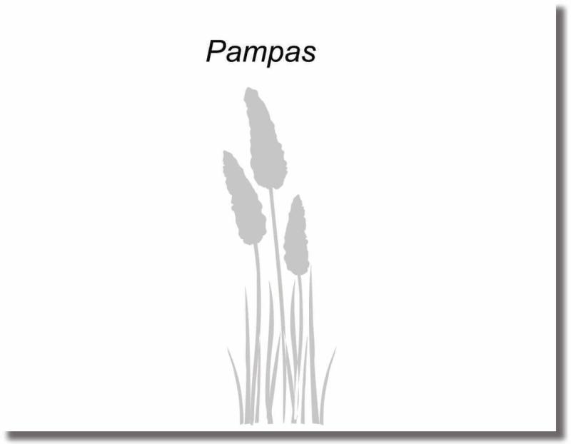 Glastürfolie pampas