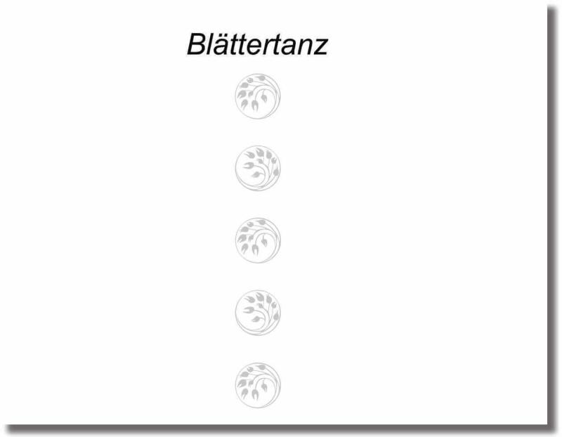 Glastürfolie Blaettertanz Blaetter im Kreis.