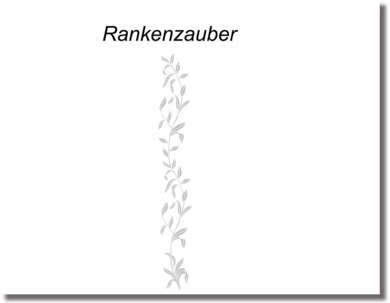 Dekorfolie Blaetterranken lang runter
