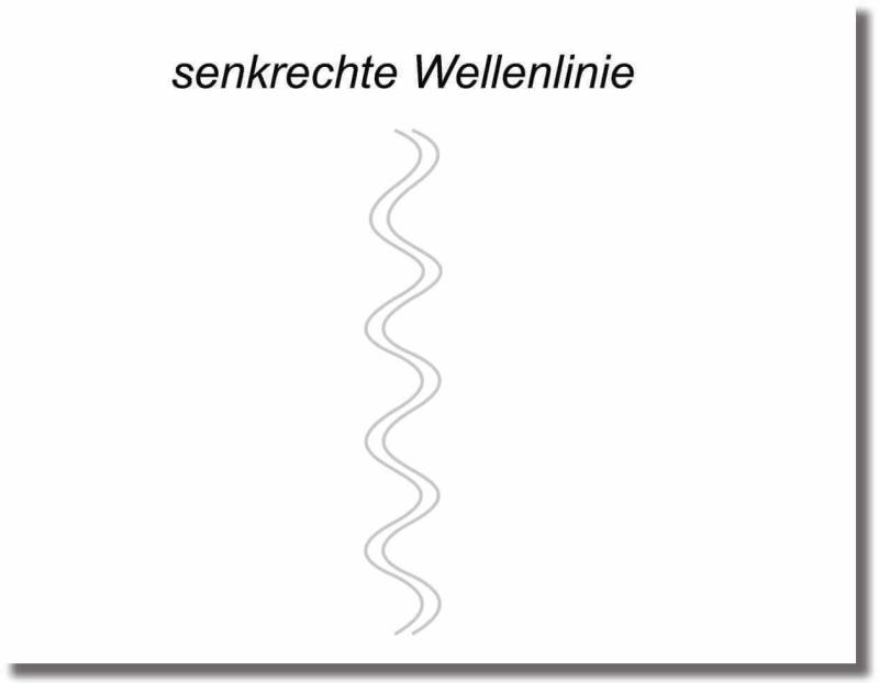 Glastürfolie zwei senkrechte Wellenlinien