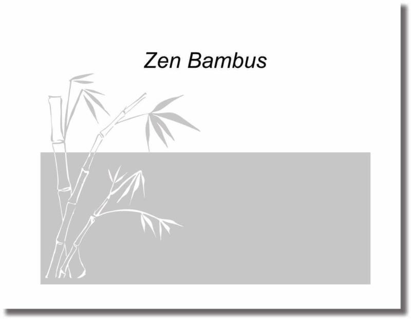 blickdichte Folie bambus